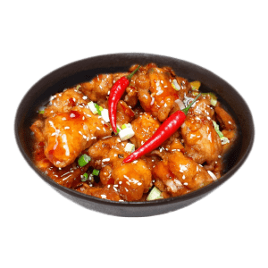 POULET, BOEUF OU CREVETTES SAUCE PIQUANTE